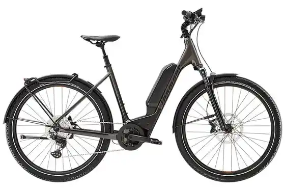 Schwarz - E-Bike Trekking - Diamant 138 - 725 Wh - 28 Zoll - Tiefeinsteiger