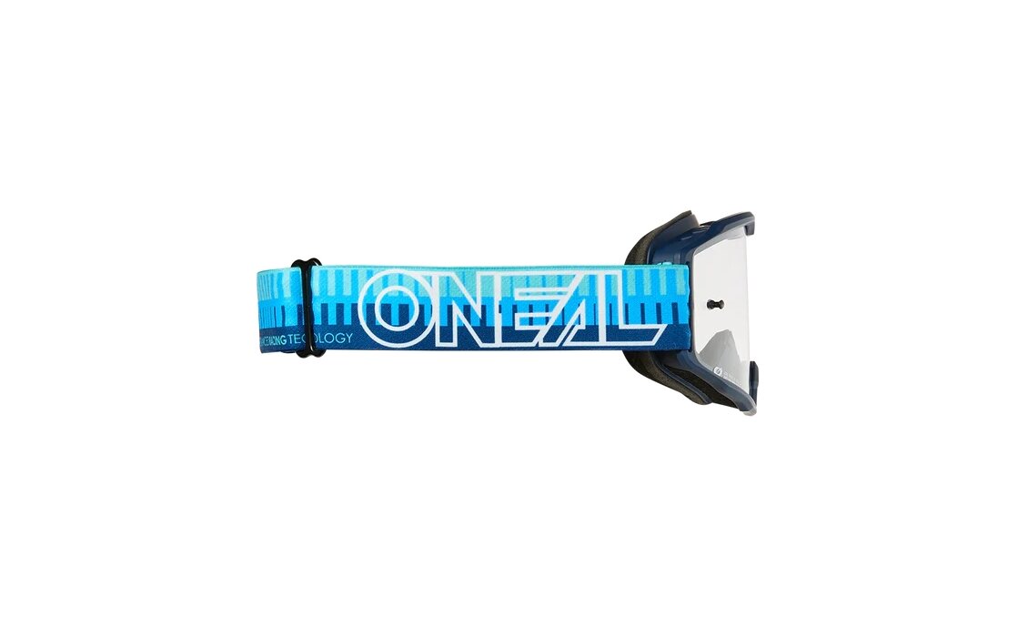 O'Neal B-10 Goggle Striped Blue/Blue - Clear