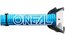 O'Neal B-10 Goggle Striped Blue/Blue - Clear