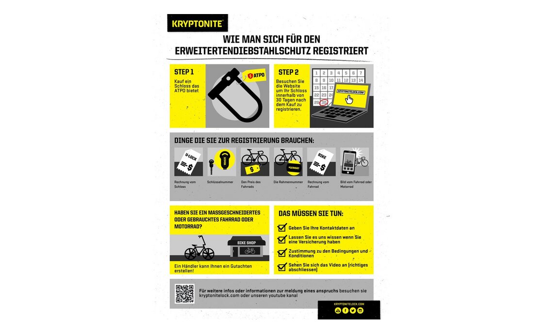 Kryptonite Keeper 785 Integrated Kettenschloss