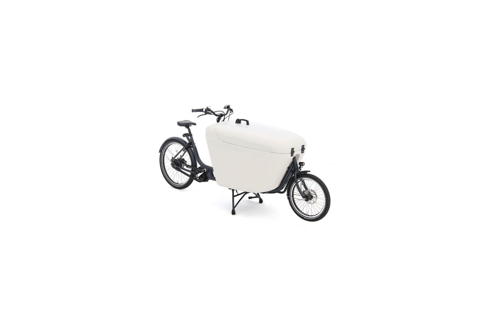 Babboe Pro Bike-E Midmotor (weiß) - 500 Wh - 26 Zoll - Long John - 2024