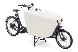 E-Lastendreirad - Babboe Pro Bike-E Midmotor (weiß) - 500 Wh - 26 Zoll - Long John - 2024
