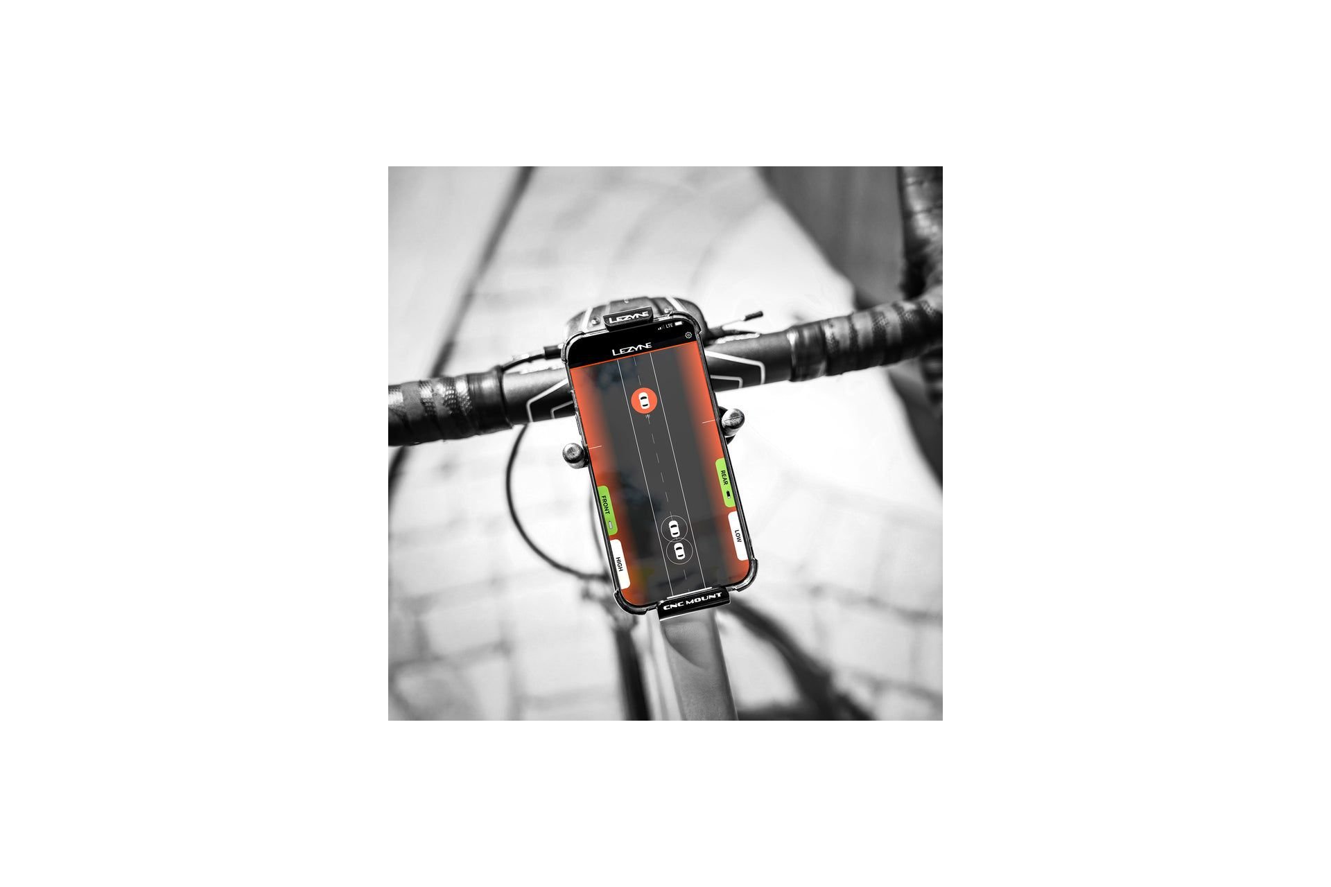 Lezyne Radar React System Akku Leuchten-Set StVZO