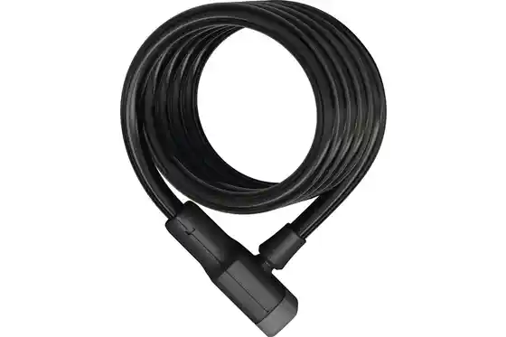 XXL Sale % - Abus Booster 6512K/180 BK SCMU Spiralkabelschloss