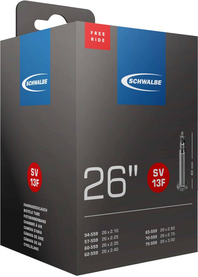 Schwalbe Nr. 12 26 Zoll Fahrrad-Schlauch AV/DV/SV auch in a / b