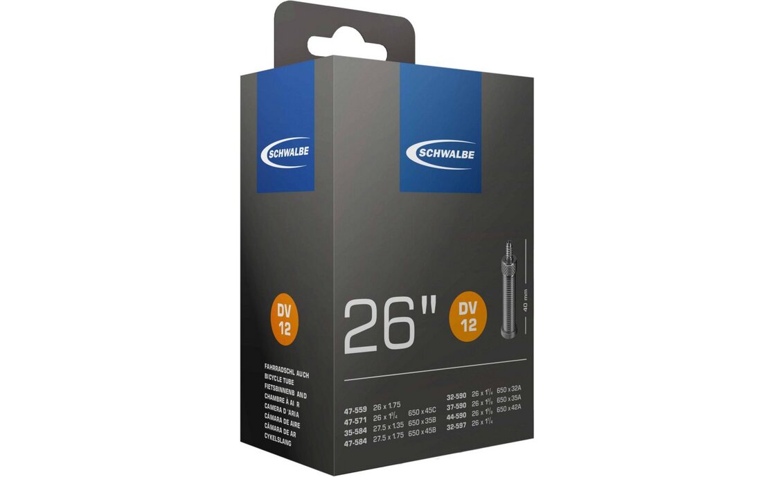 Schwalbe DV12 Schlauch 26/27,5 Zoll - 40 mm