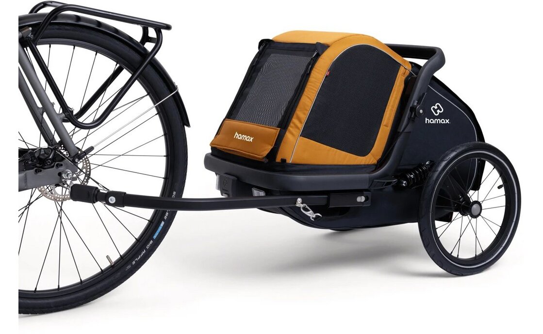 Hamax Milou S Hundeanh&auml;nger mit Deichsel