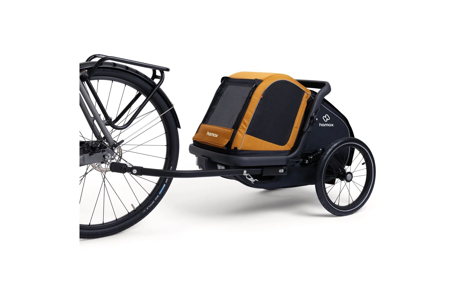 Hamax Milou S Hundeanh&auml;nger mit Deichsel