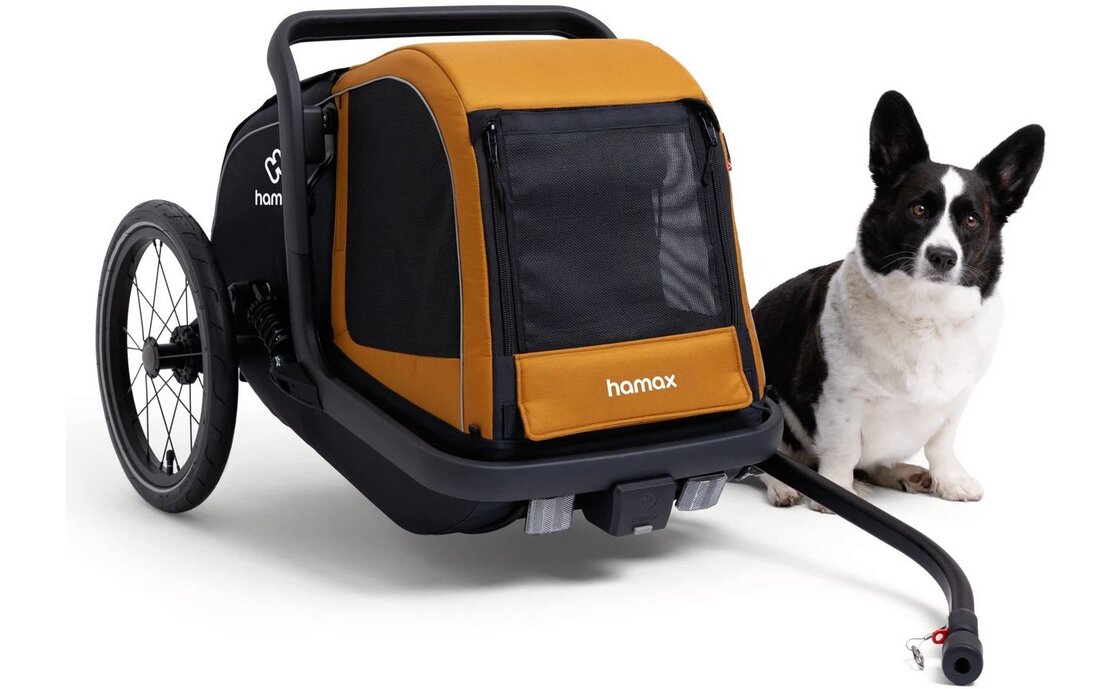 Hamax Milou S Hundeanh&auml;nger mit Deichsel