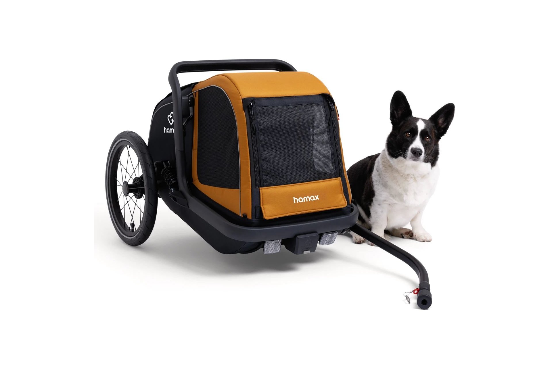 Hamax Milou S Hundeanh&auml;nger mit Deichsel