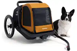 Hamax Milou S Hundeanhänger mit Deichsel