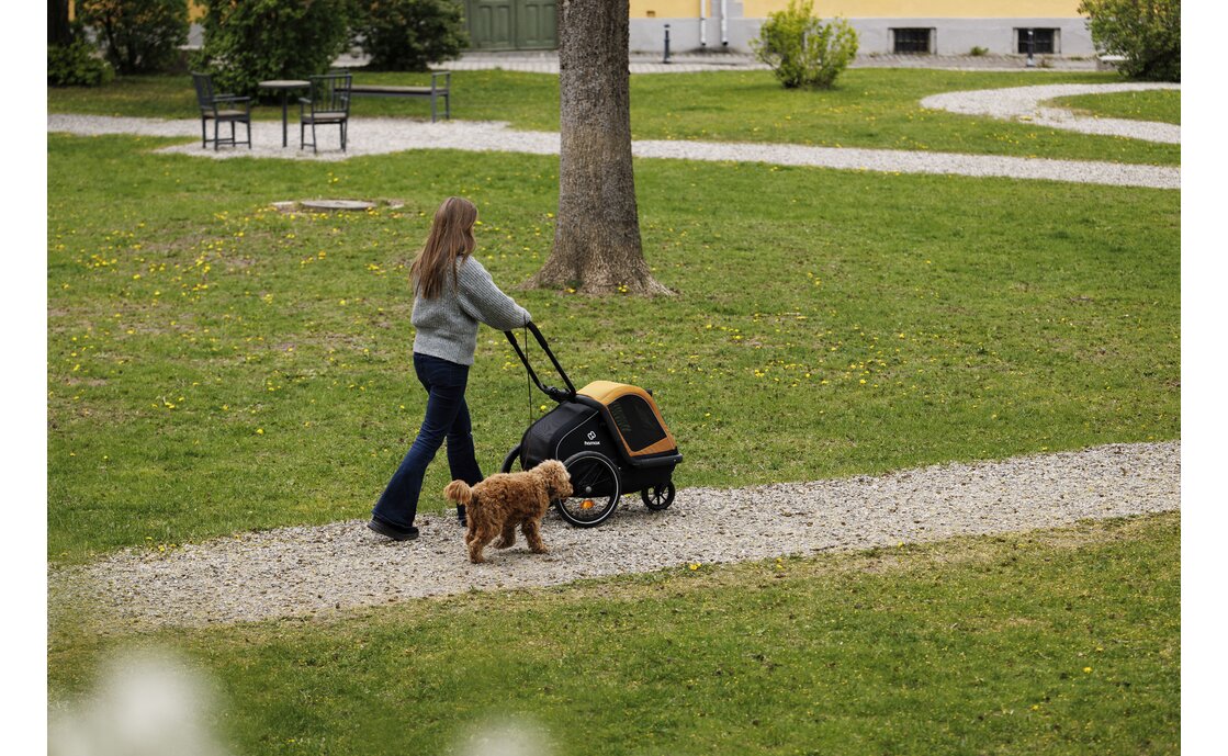 Hamax Milou S Hundeanh&auml;nger mit Deichsel