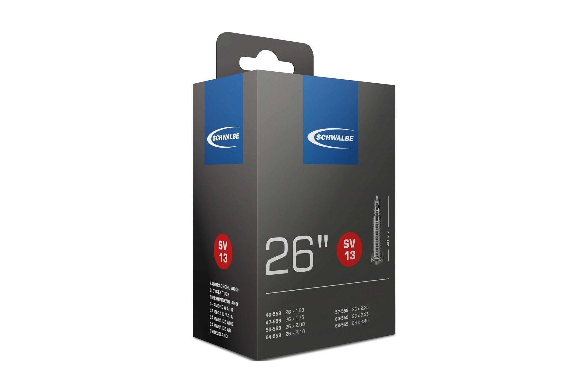 Schwalbe SV13 Schlauch 26 Zoll - 40 mm