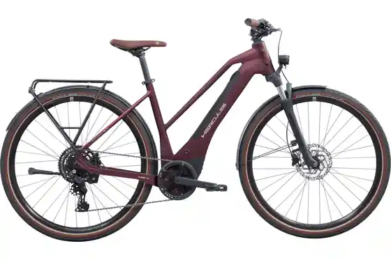 E-Trekkingbikes - Hercules Futura SL I-9 - 400 Wh - 28 Zoll - Trapez - 2026
