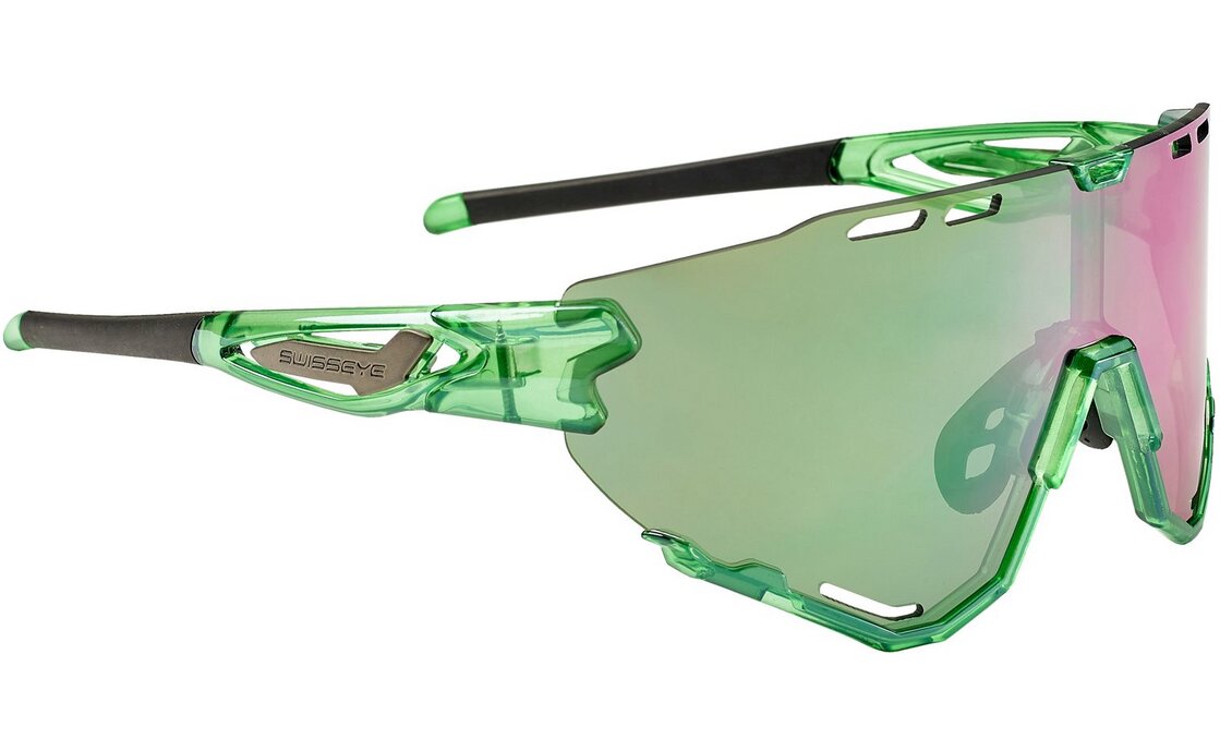 Swiss Eye Mantra shiny laser green / green fluo-green Revo Lens