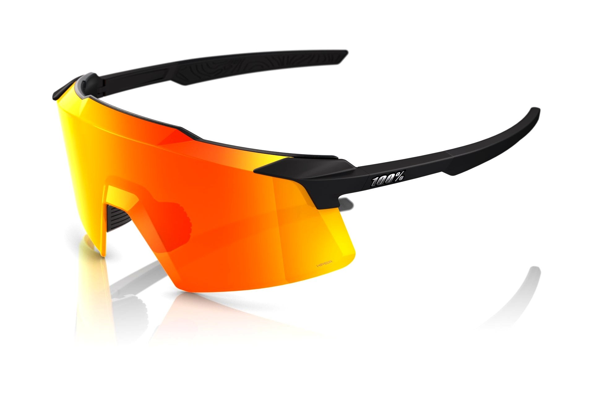 100 Percent Aerocraft Soft Tact Black - HiPER Multilayer Mirror Lens