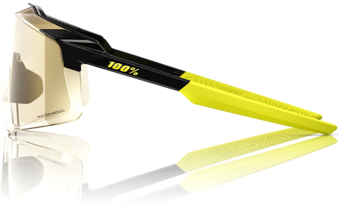 100 Percent Aerocraft Gloss Metallic Black / Photochromic Lens