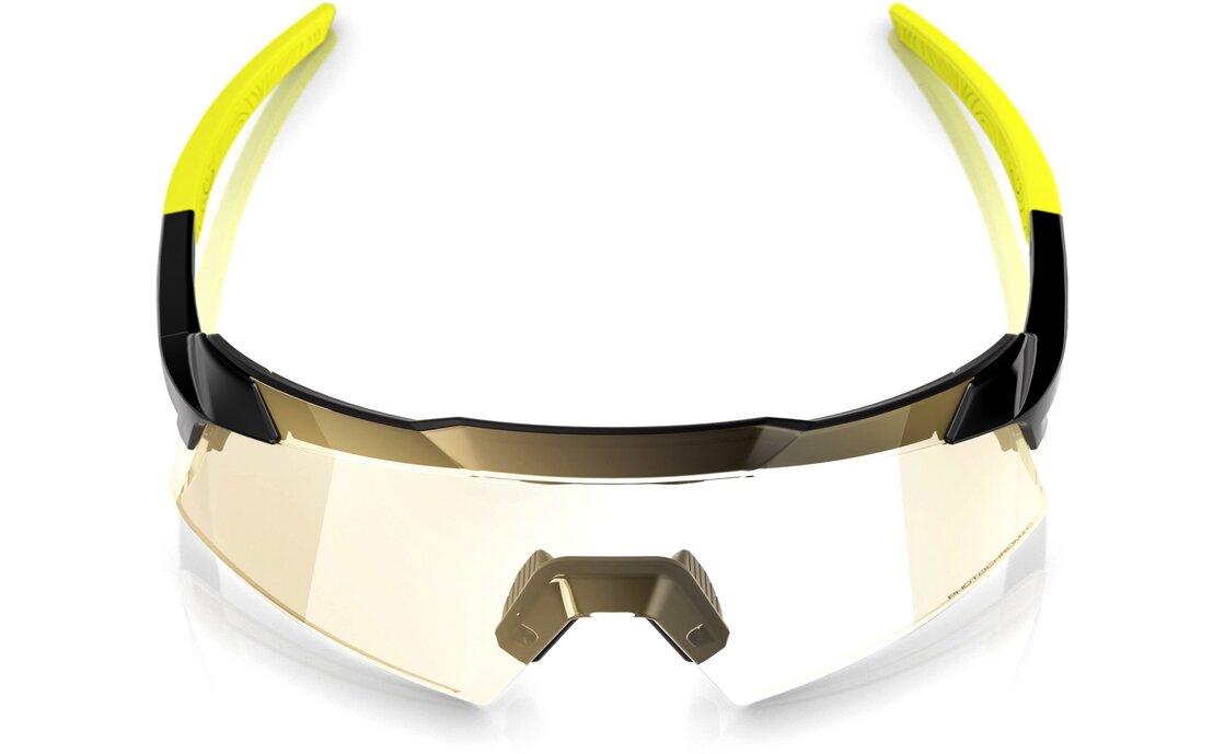 100 Percent Aerocraft Gloss Metallic Black / Photochromic Lens