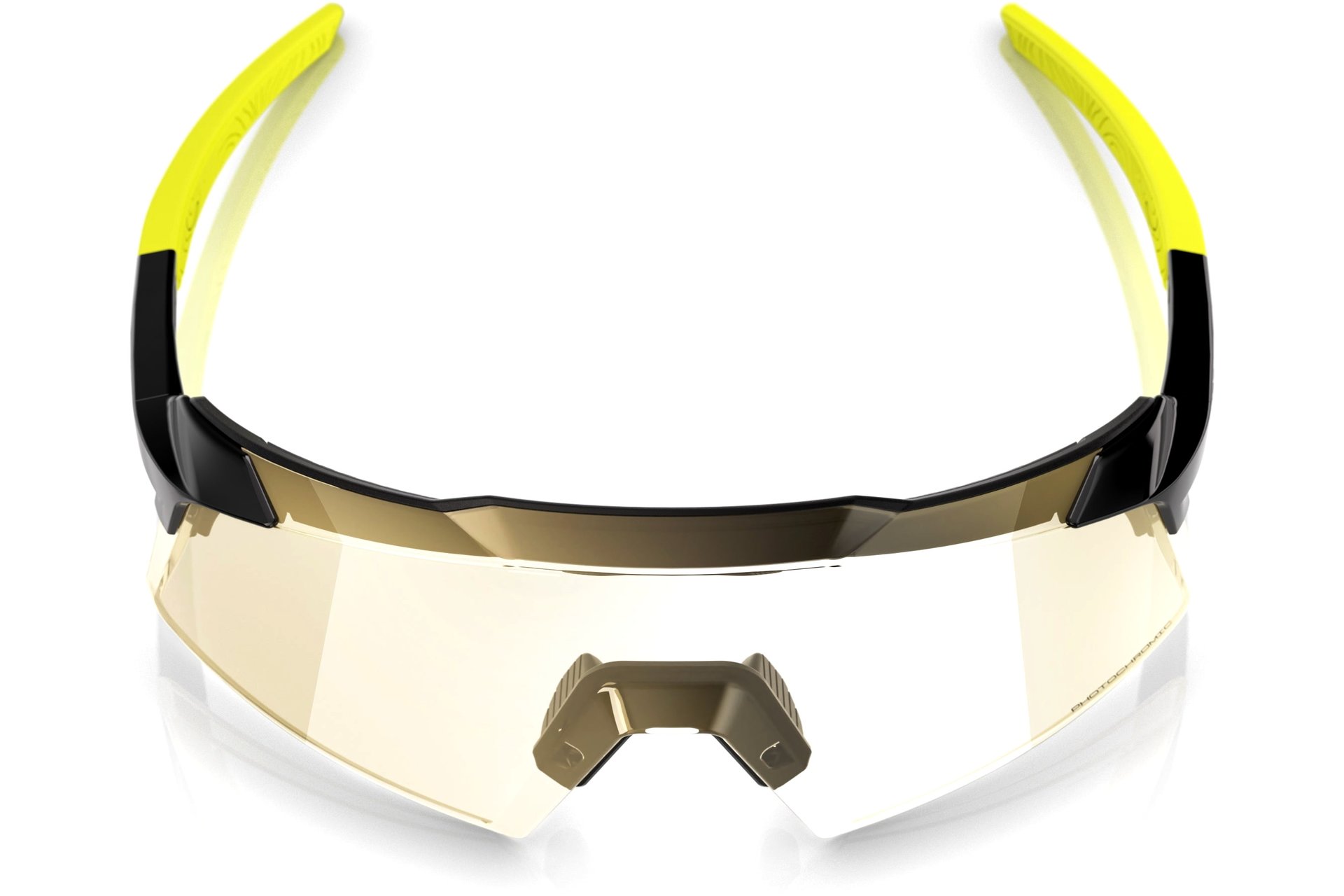 100 Percent Aerocraft Gloss Metallic Black / Photochromic Lens