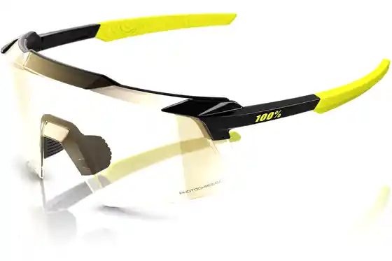 100 Percent - Fahrradbrillen - 100 Percent Aerocraft Gloss Metallic Black / Photochromic Lens