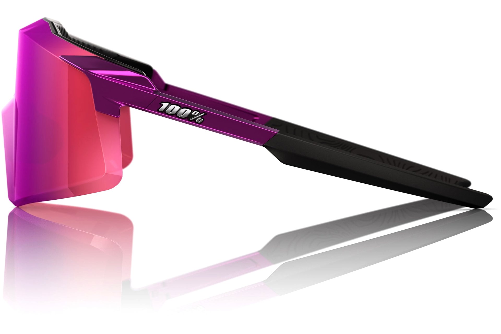 100 Percent Aerocraft Gloss Purple Chrome / Multilayer Mirror Lens