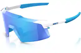 100 Percent Aerocraft Matte White / HiPER Multilayer Mirror Lens