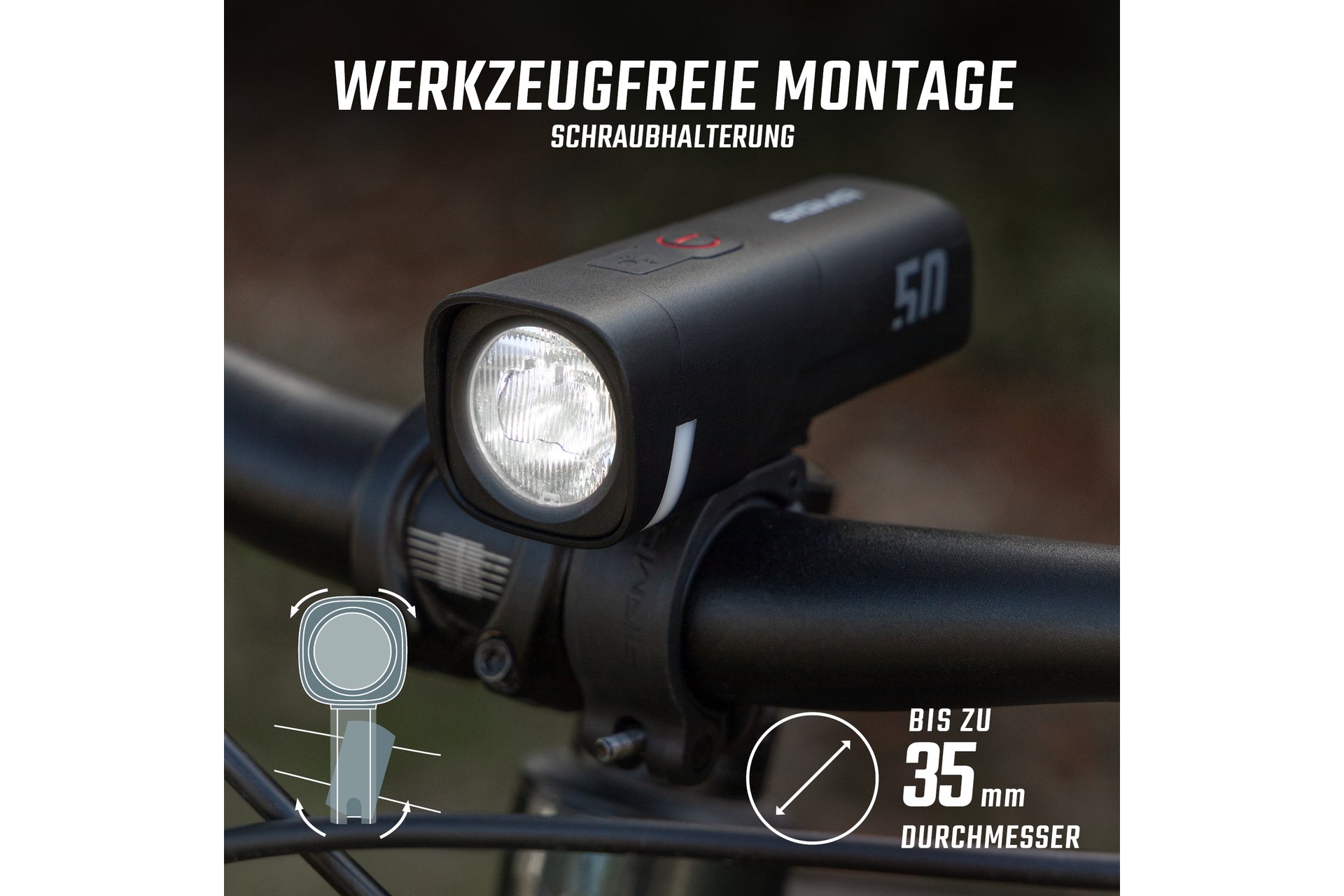 Sigma Aura 50 Frontlicht - StVZO