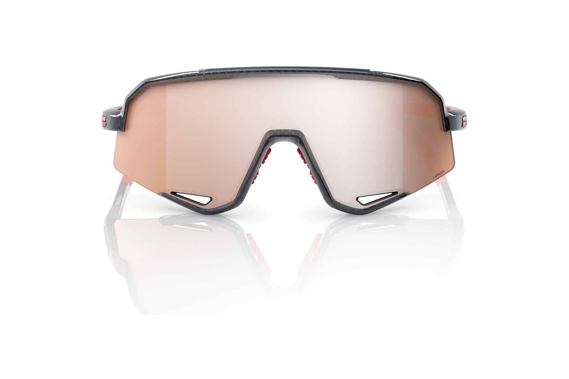 100 Percent Slendale Gloss Carbon Fiber / HiPER Multilayer Mirror Lens