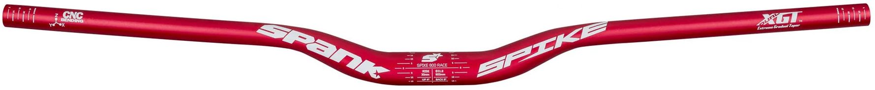 Manubrio Spike 800 Race Xgt 31,8Mm X 800Mm Rise 50Mm Rouge