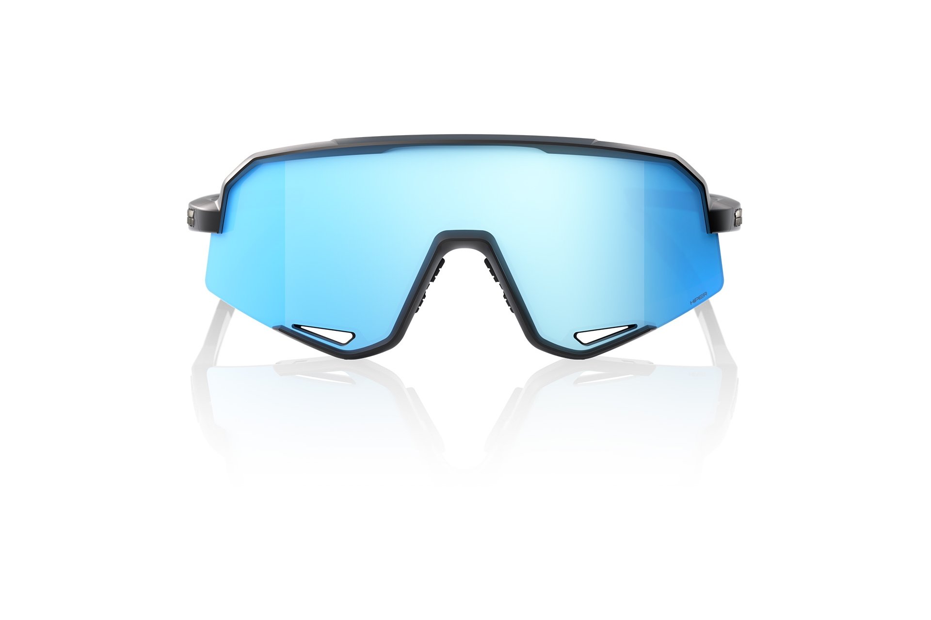 100 Percent Slendale Matte Black / HiPER Multilayer Mirror Lens