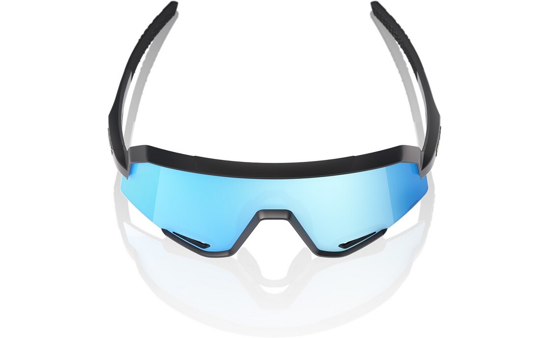 100 Percent Slendale Matte Black / HiPER Multilayer Mirror Lens