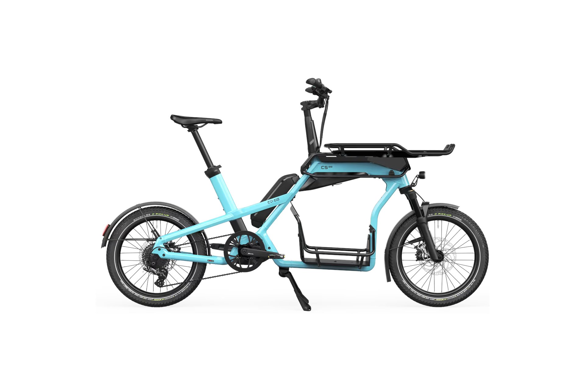 Cago CS100 - Gepäckträger/Schloss - 545 Wh - 20 Zoll - Long John - 2024