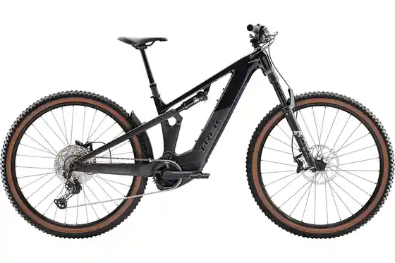 Schwarz - E-Bike-Pedelec - Trek Powerfly+ FS 6 Gen 4 - 800 Wh - 27,5 Zoll - Fully