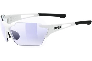 Sportbrillen - Uvex Sportstyle 803 Race V white matt / Litemirror blue