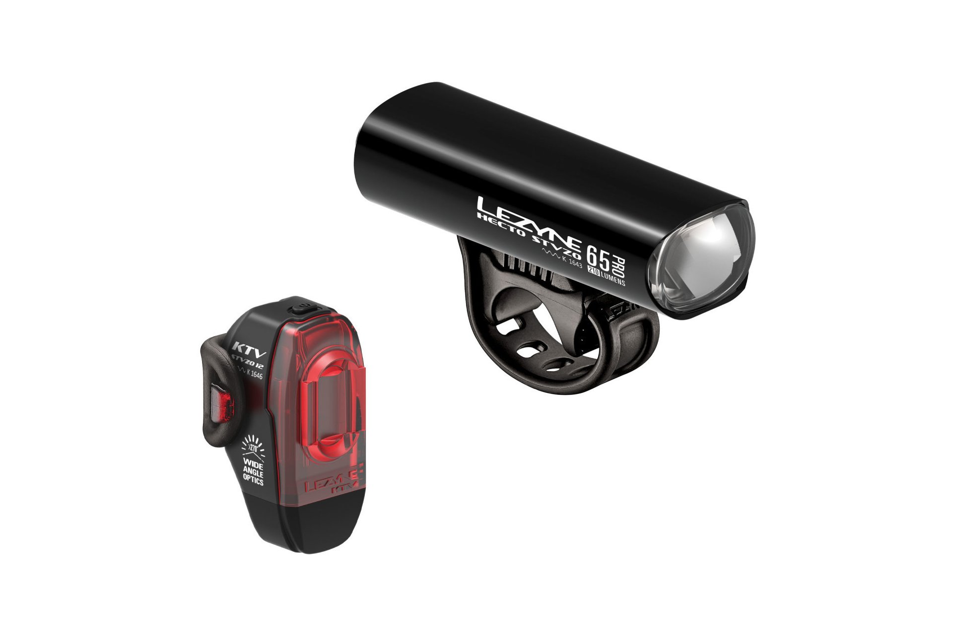 Lezyne Hecto Pro 65 & KTV Beleuchtungsset StVZO