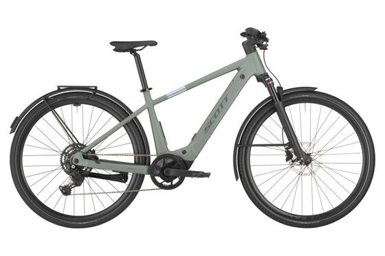 mit Beleuchtung - Urban E-Bikes - Scott Passage 30 - 400 Wh - 28 Zoll - Diamant