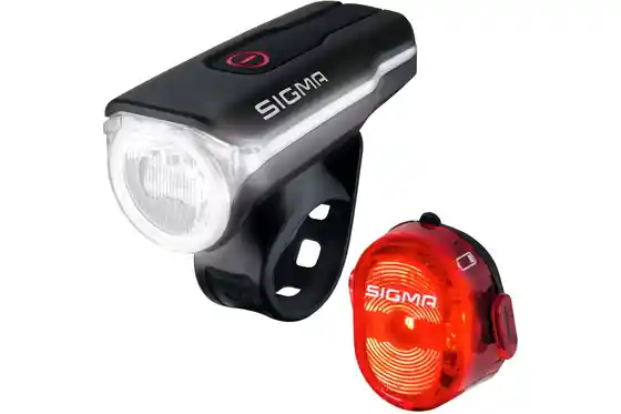 Akku Beleuchtung - Sigma Aura 60 & Nugget II Beleuchtungsset - StVZO