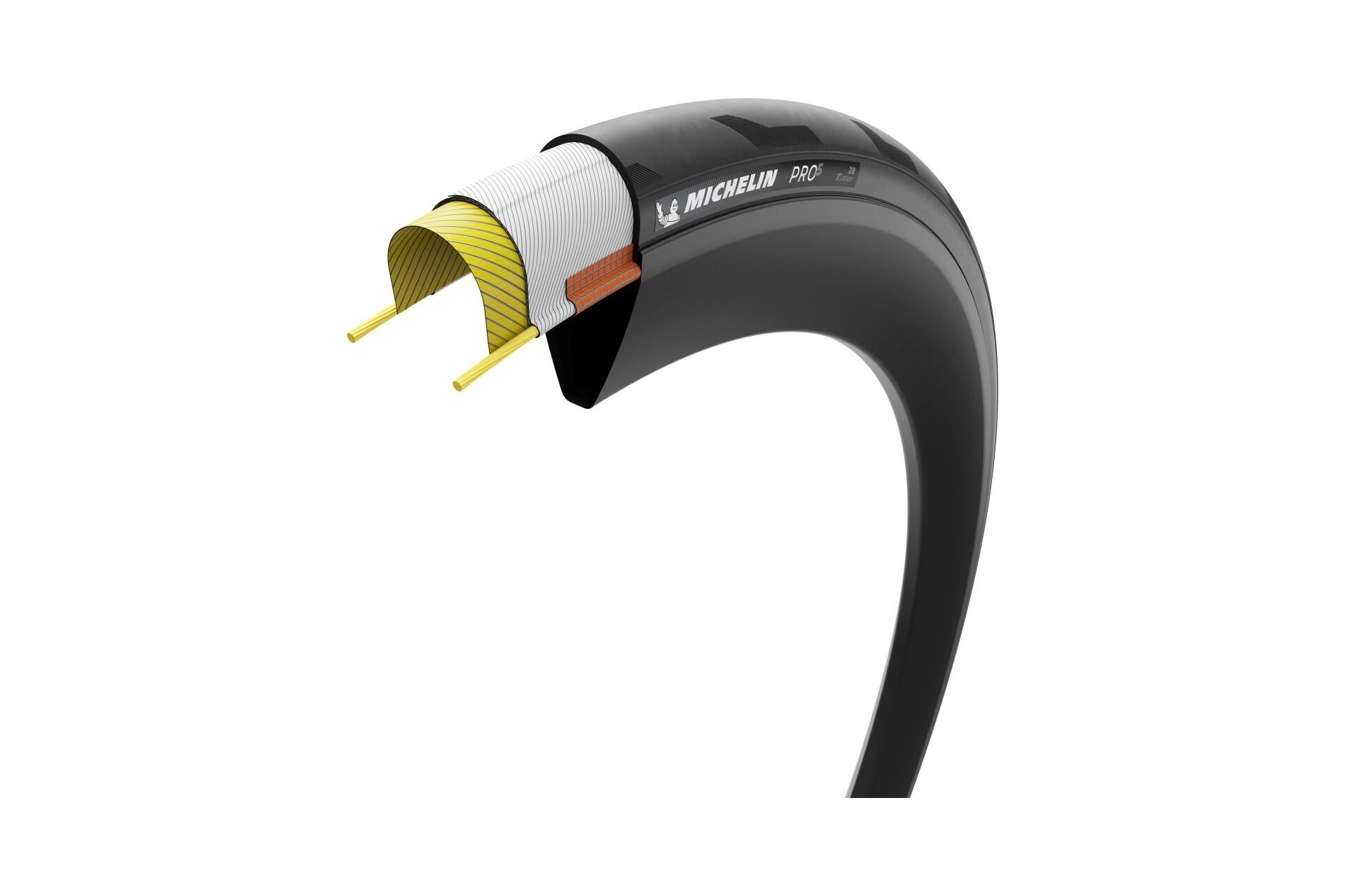 Michelin Pro5 TLR 700x40C Gum-X Compound Competition Line