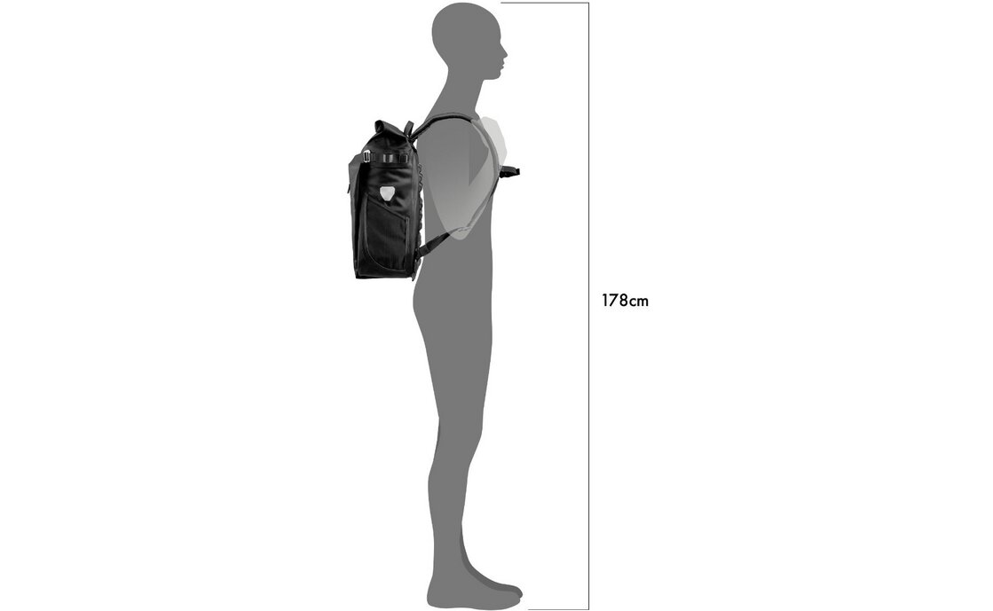 Ortlieb Vario small Rucksack/Packtasche QL2.1 - Einzeltasche - 2026