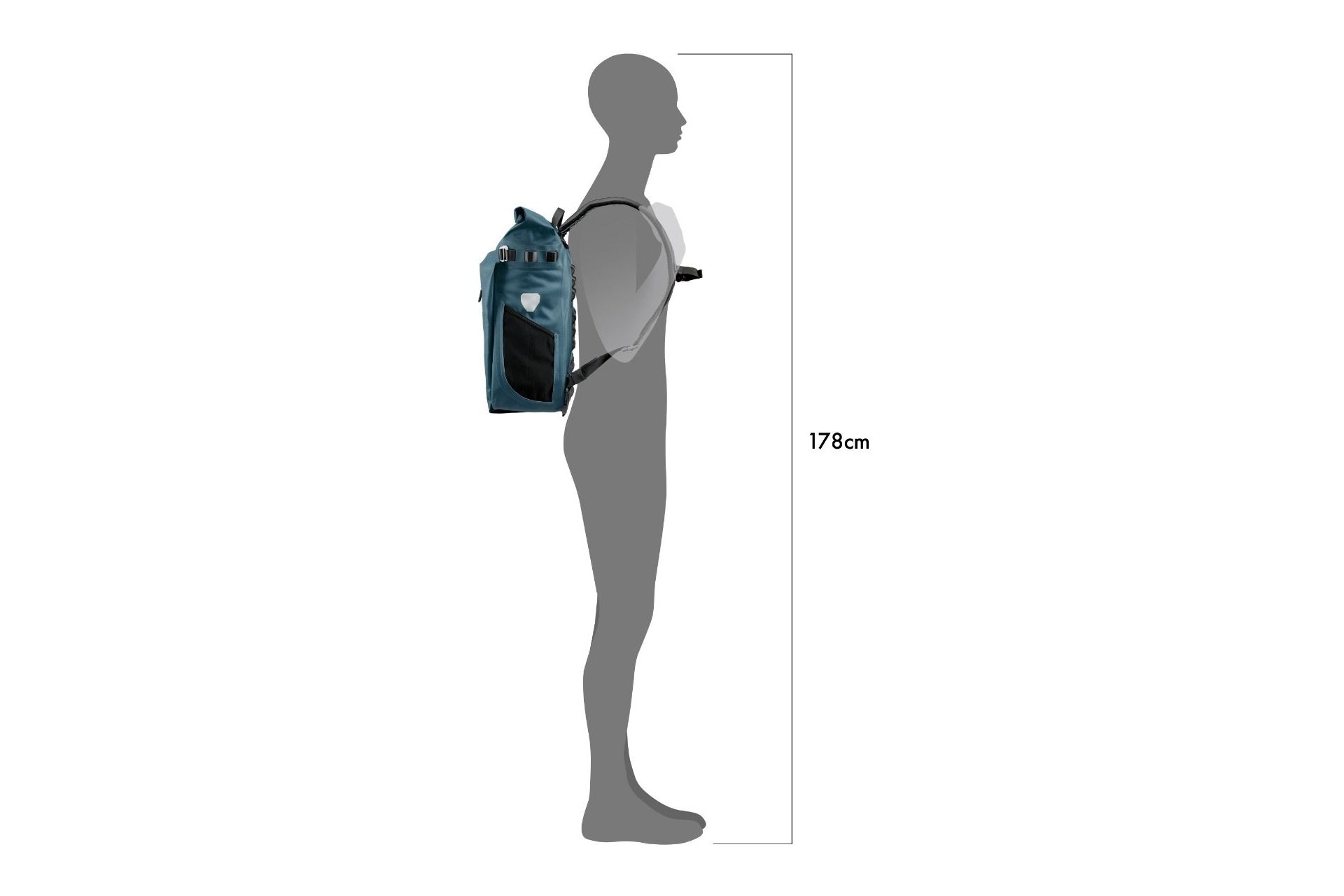 Ortlieb Vario small Rucksack/Packtasche QL2.1 - Einzeltasche - 2026