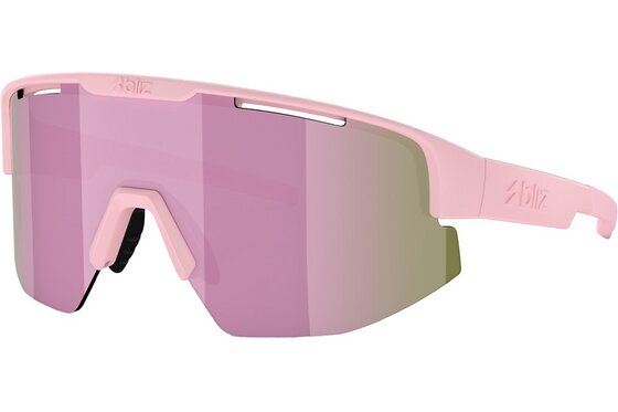 Fahrradbrillen - Bliz Matrix Matt Powder Pink - Brown w ros&eacute; multi