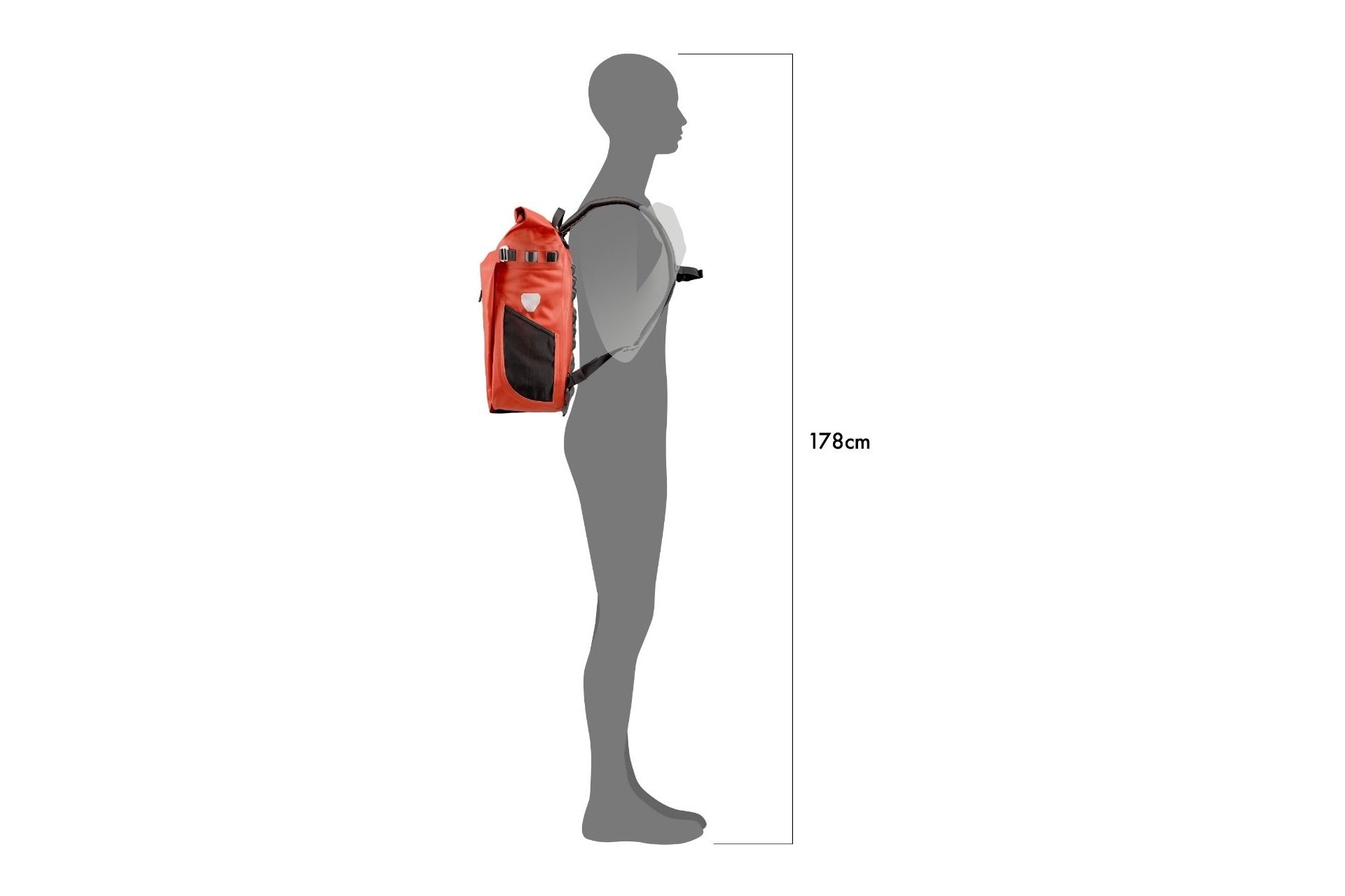 Ortlieb Vario small Rucksack/Packtasche QL2.1 - Einzeltasche