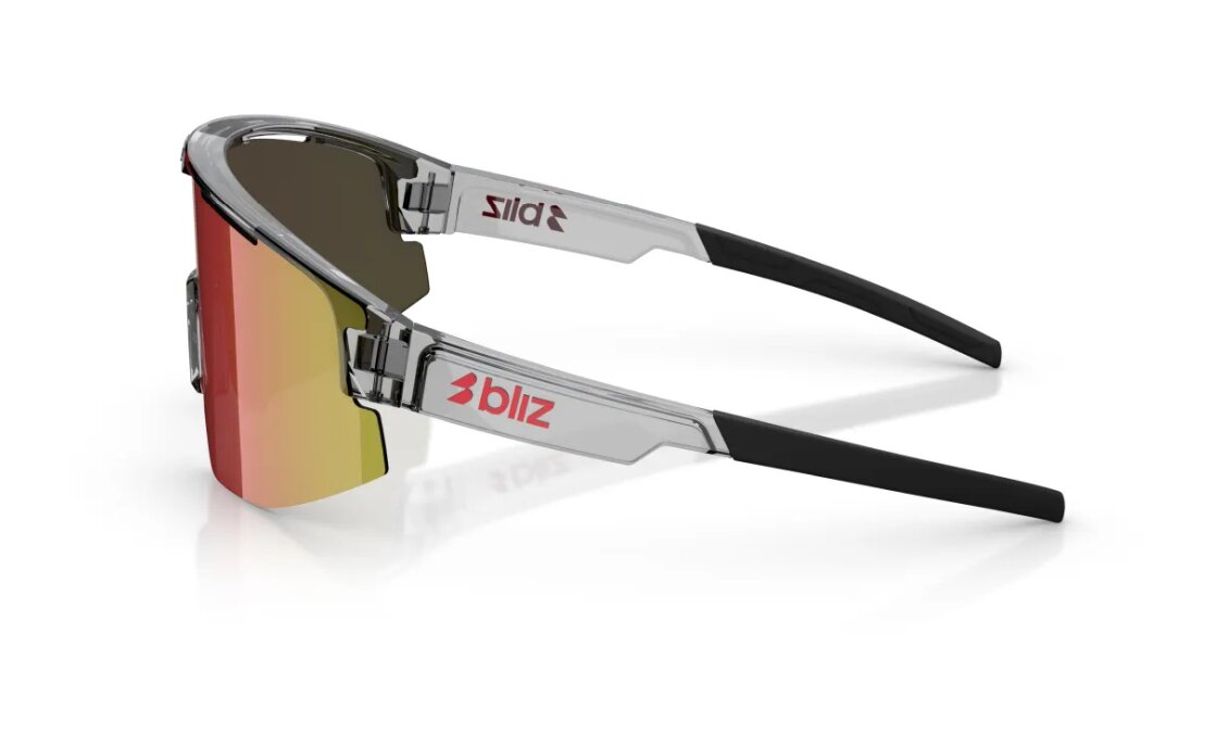 Bliz Matrix Transparent Dark Grey - Brow w Red Multi