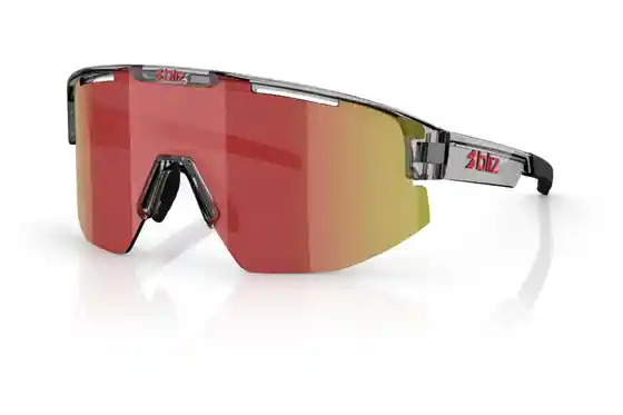 XXL Sale % - Bliz Matrix Transparent Dark Grey - Brow w Red Multi