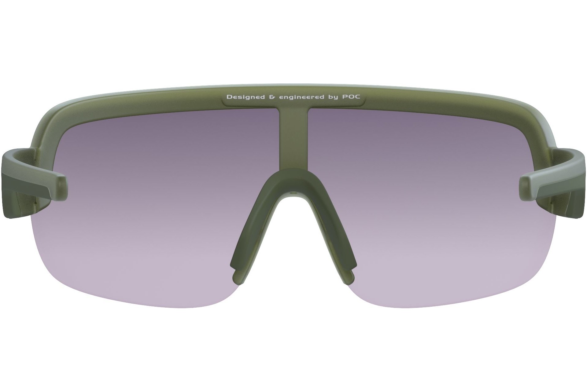 POC Aim - Epidote Green Translucent/Violet/Silver Mirror