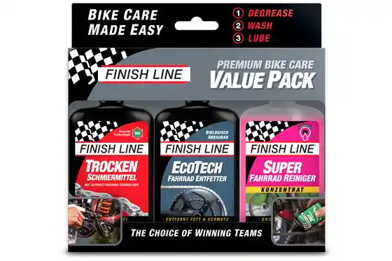 Schmiermittel - Finish Line Premium Bike CareValue Pack 3x120ml