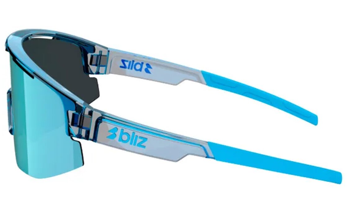 Bliz Matrix Small Transparent Blue - Smoke w Ice Blue Multi