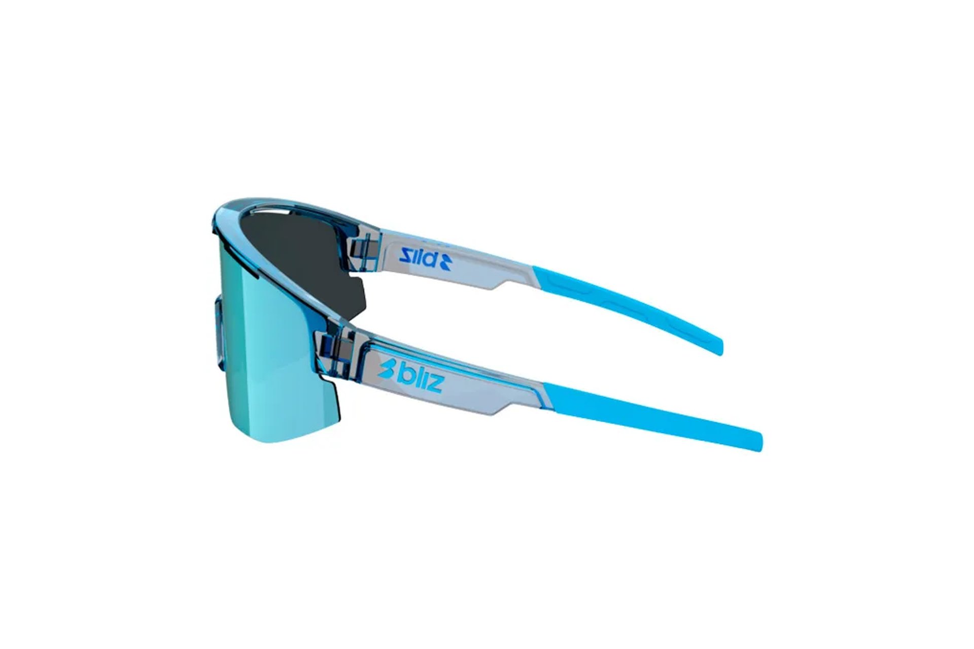 Bliz Matrix Small Transparent Blue - Smoke w Ice Blue Multi