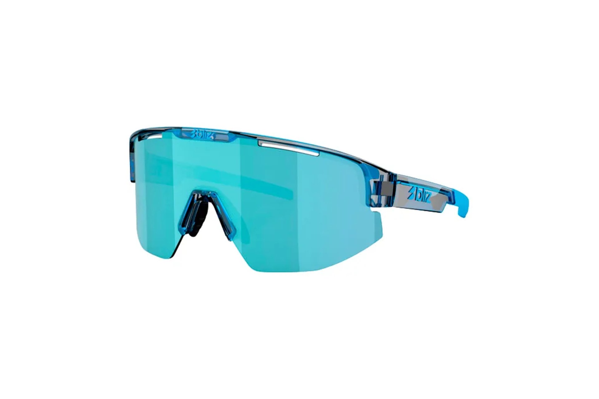 Bliz Matrix Small Transparent Blue - Smoke w Ice Blue Multi