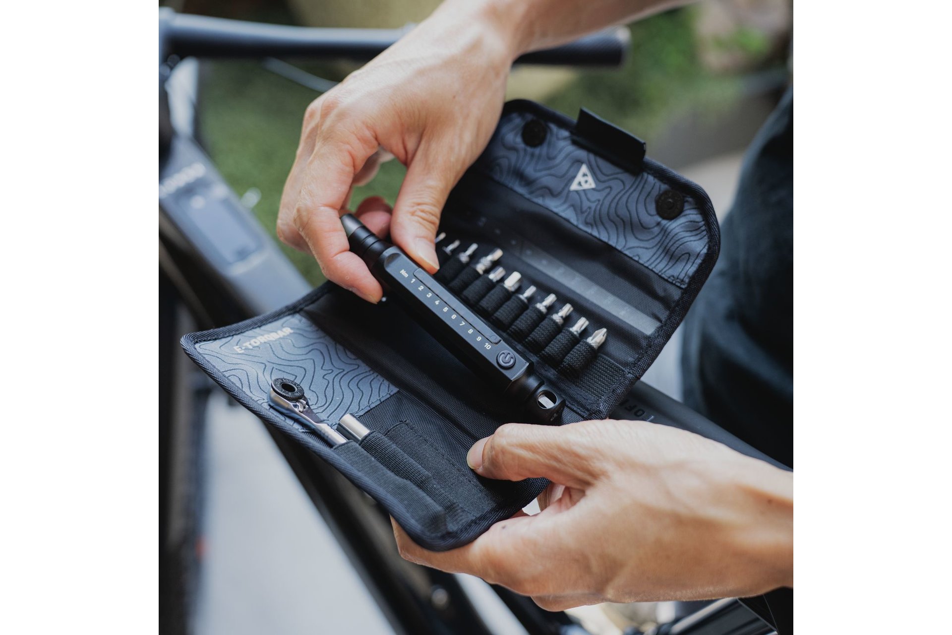 Topeak E-TorqBar Drehmoment Werkzeug Set 1-10 Nm